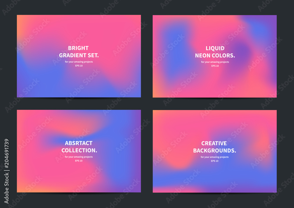 Abstract Gradient Background Collection