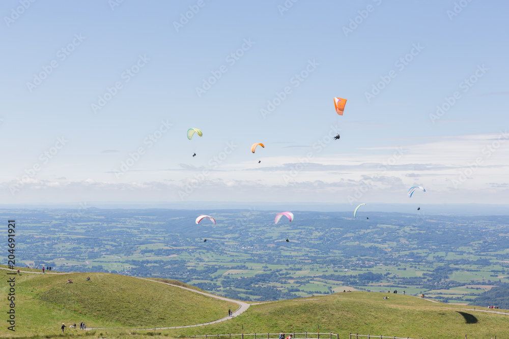 Obraz premium Parapente