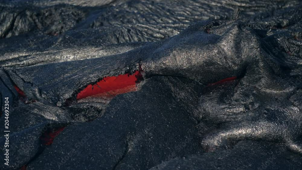Flowing Molten Lava Vent Kilauea Volcano Flowing Molten Lava Vent Kilauea Volcano