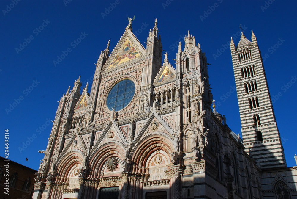  Siena Cathedral; spire; building; landmark; cathedral