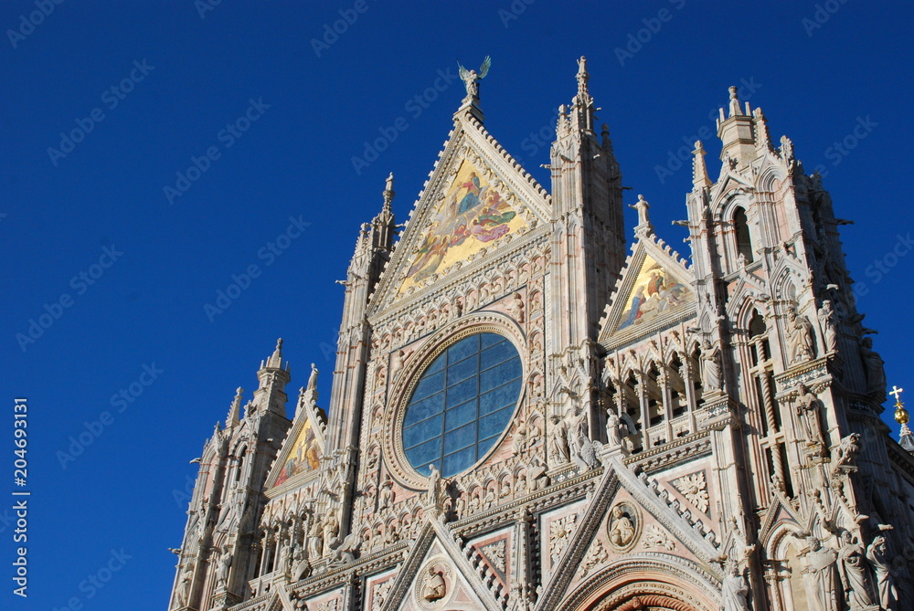  Siena Cathedral; spire; landmark; building; cathedral