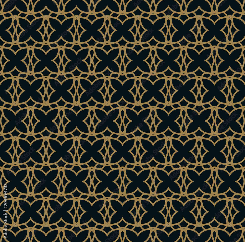 Seamless pattern. Elegant linear ornament. Geometric stylish background. Vector repeating texture Seamless pattern. Elegant linear ornament. Geometric stylish background. Vector repeating texture