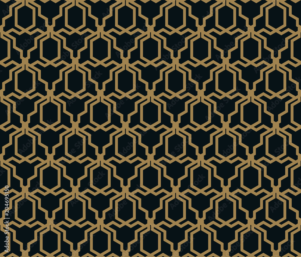 Seamless pattern. Elegant linear ornament. Geometric stylish background. Vector repeating texture Seamless pattern. Elegant linear ornament. Geometric stylish background. Vector repeating texture