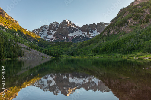 Maroon Bells Summer Reflection