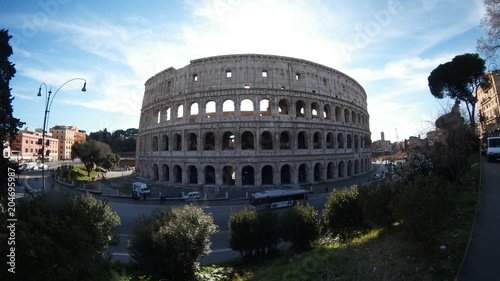  Colosseum; landmark; structure; city; building