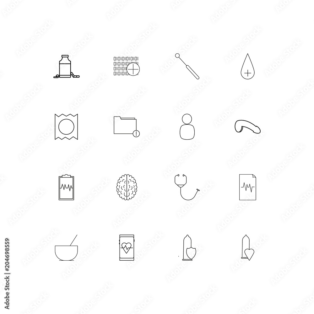 Healthcare And Medical linear thin icons set. Outlined simple vector icons Healthcare And Medical linear thin icons set. Outlined simple vector icons