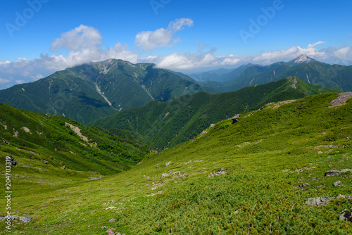 南アルプス　仙丈ヶ岳と甲斐駒ヶ岳 © Scirocco340