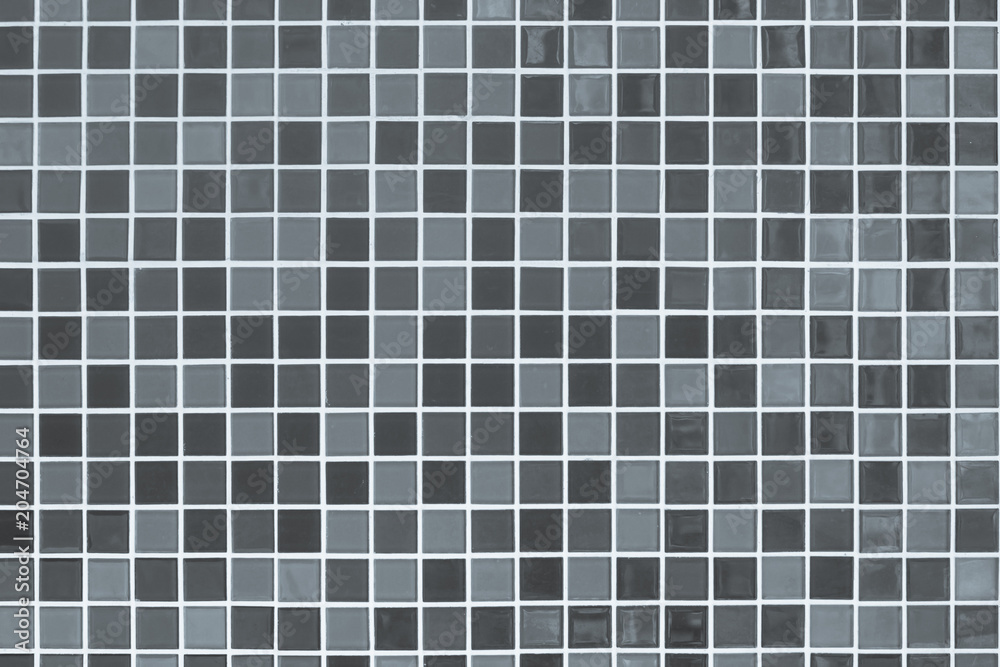 Fototapeta premium White and Grey the tile wall high resolution real photo or brick seamless and texture interior background.