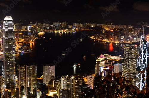 Hong Kong at Night © Hassan