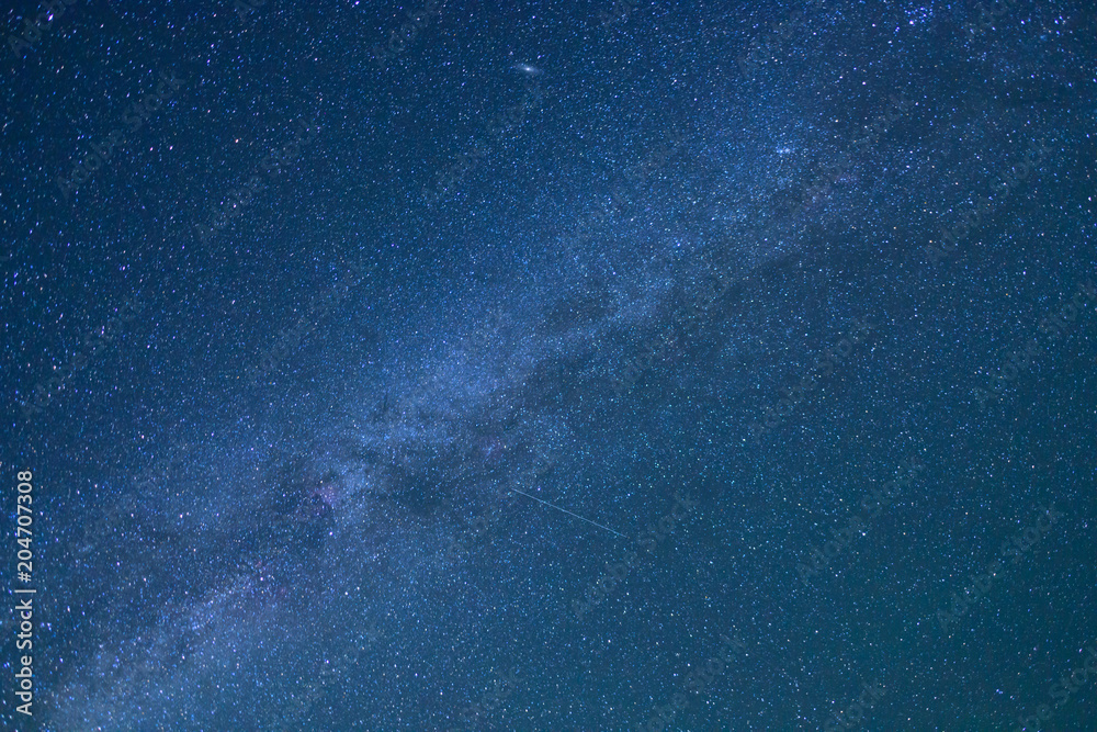 Obraz premium 星空 北アルプス・野口五郎岳からの眺め