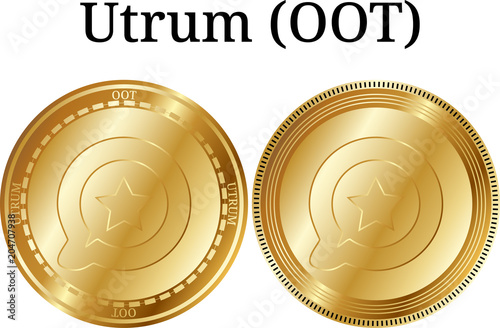 Set of physical golden coin Utrum (OOT)