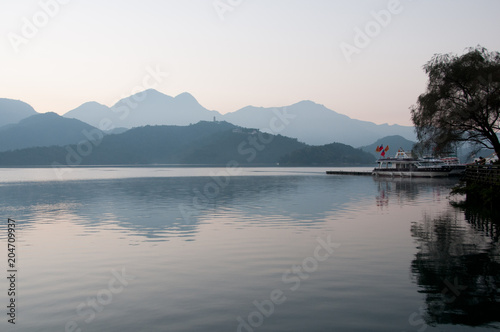 Calm Sun Moon Lake Taiwan