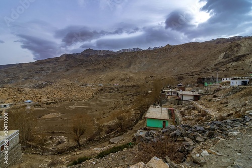 Nako Village in Kinnaur Valley - Himachal Pradesh / India