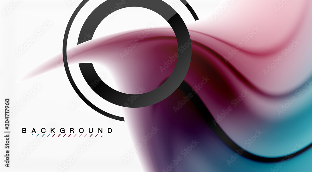 Swirl fluid flowing colors motion effect, holographic abstract background Swirl fluid flowing colors motion effect, holographic abstract background