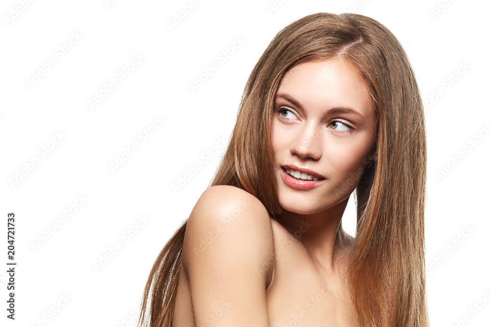 beautiful girl isolated on white beautiful girl isolated on white