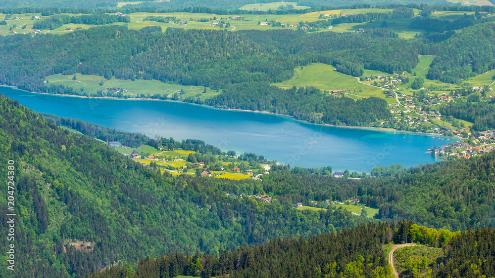 Lake Fuschl, Salzburger Land, in spring