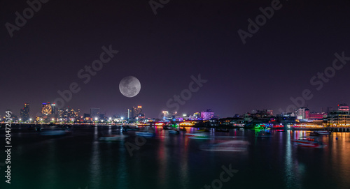 View from Pattaya city ,Thailand