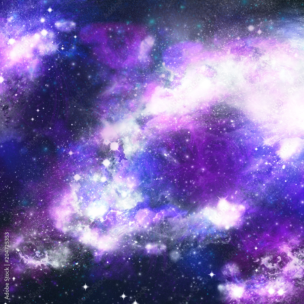 Background texture of the night sky with stars. High definition star field background