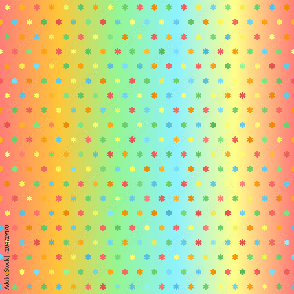 Glossy flower pattern. Seamless vector Glossy flower pattern. Seamless vector