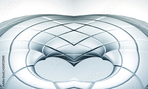 Fotografie 3D rendering of technology background