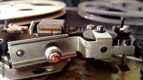 Wallpaper Mural old tape recorder in action Torontodigital.ca