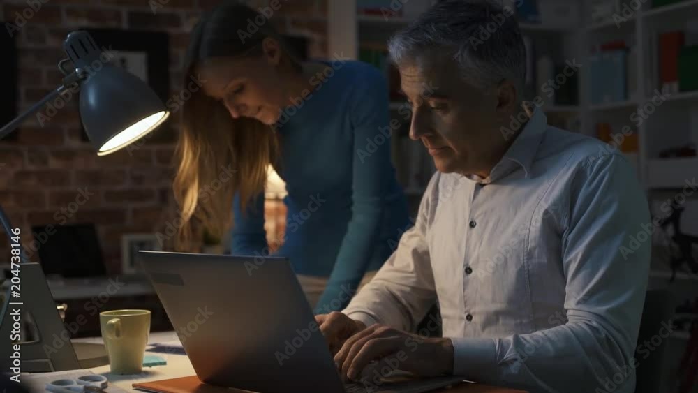Business people working together in the office Business people working together in the office