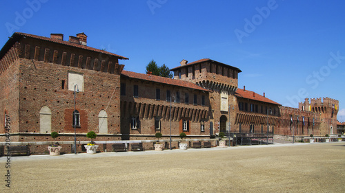 Photography Gallliate, Castello Sforzesco, Piemonte, Italia, Europa, Sforza Castle in Gallia