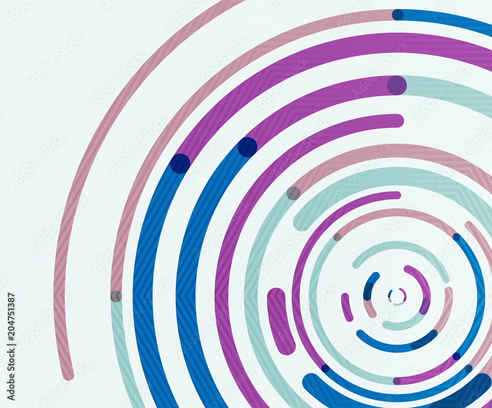 Circular lines, circles, geometric abstract background Circular lines, circles, geometric abstract background
