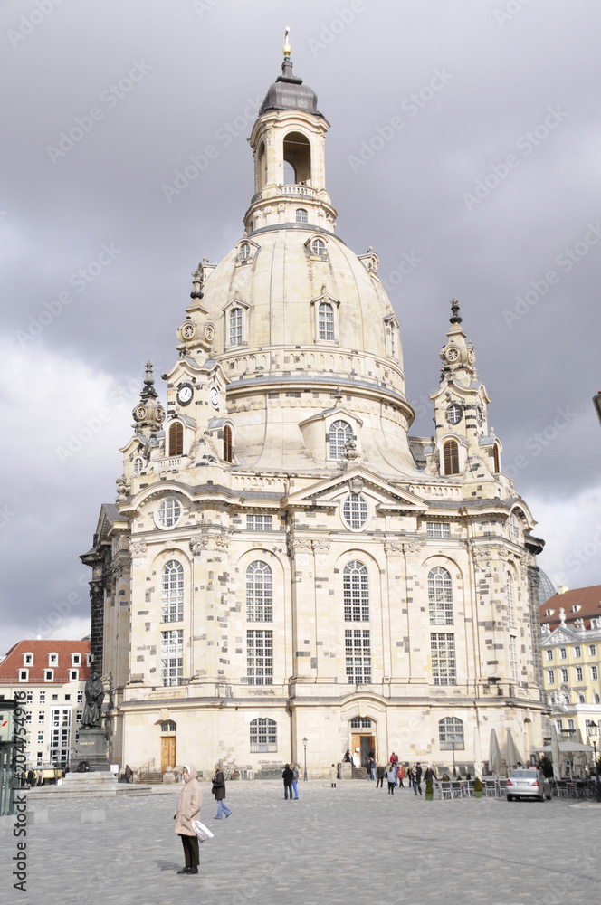 Frauenkirche, Dresden, Freistaat Sachsen, Deutschland, Europa