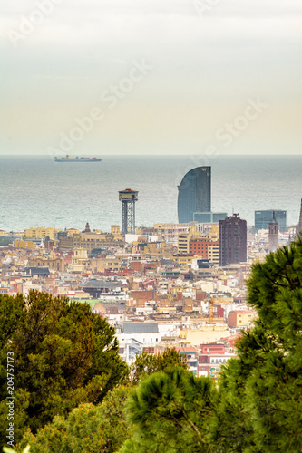Cityscape in Barcelona
