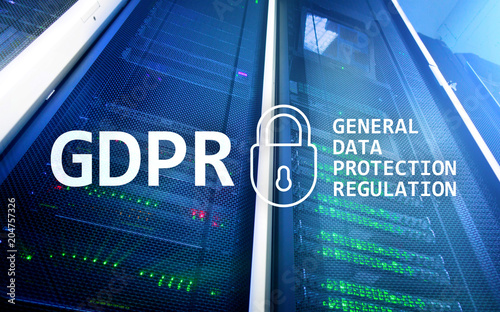 Tableau sur toile GDPR, General data protection regulation compliance