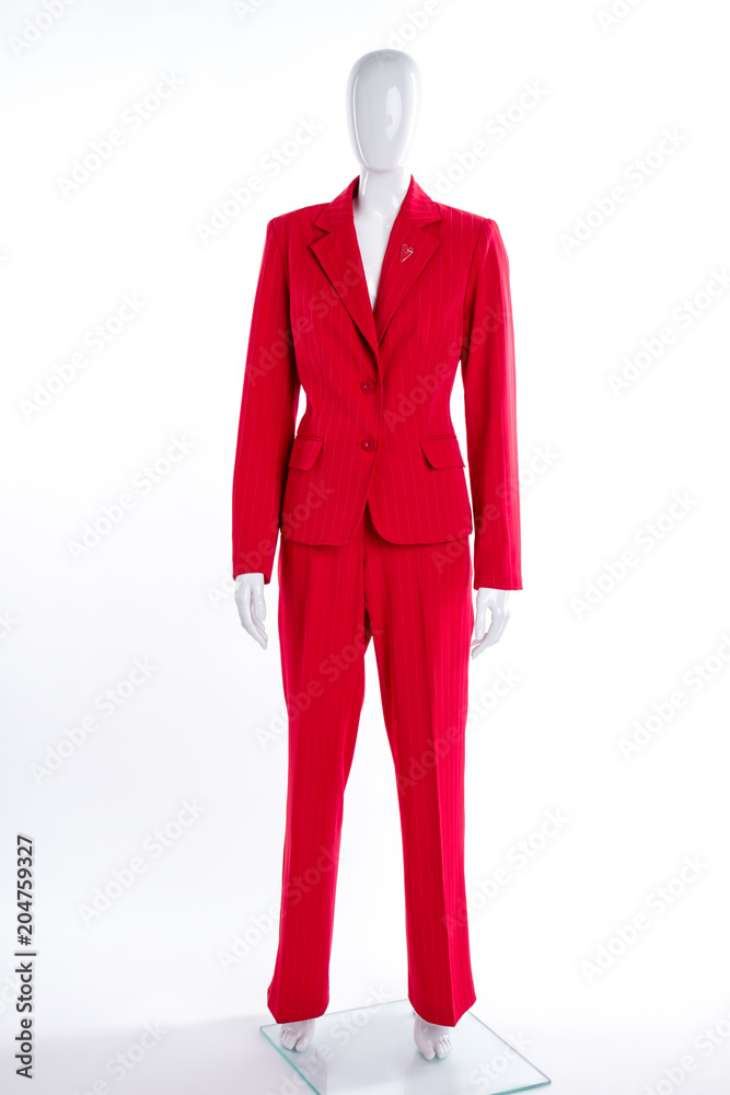 office red dress with blazer