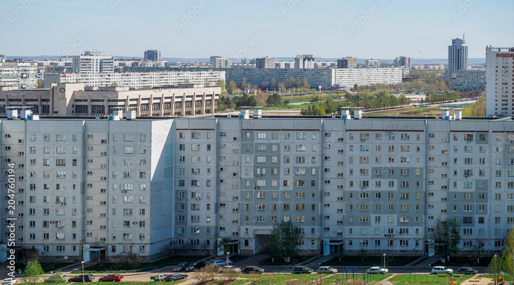Naberezhny Chelny micro district city on kama river Naberezhny Chelny micro district city on kama river