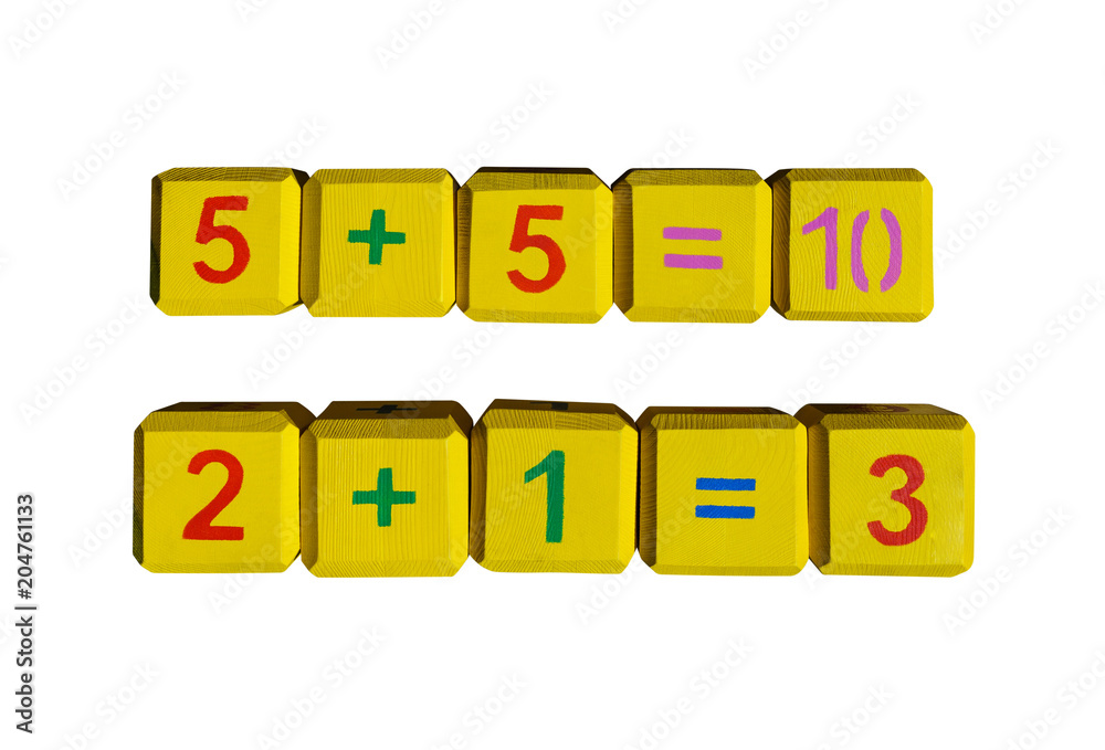 Cubes on on white background Cubes on on white background