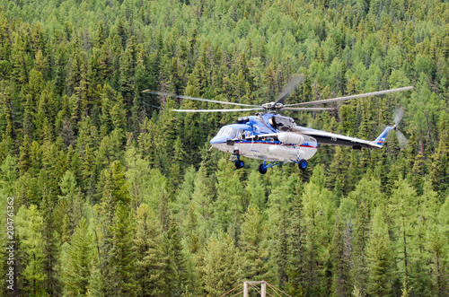 Delivery of passengers to the mountains Sayan.