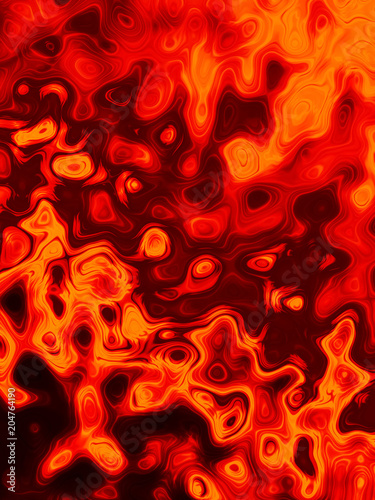 Abstract Lava Magma Texture Background Fire Pattern