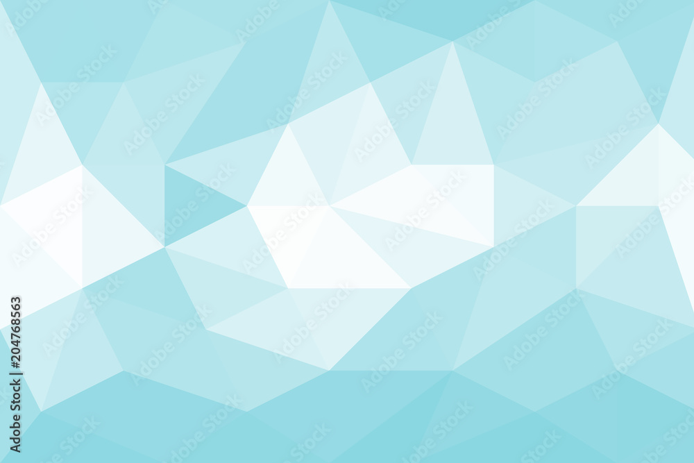 Obraz premium Blue abstract polygonal pattern. Low poly background