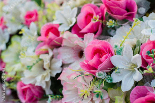 Beautiful flowers decorate in event