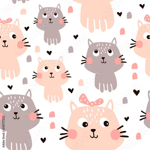 Tapety wzór kota