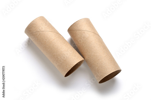 Empty toilet roll tubes