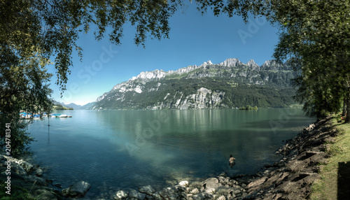 Walensee from Mols in Summer photo