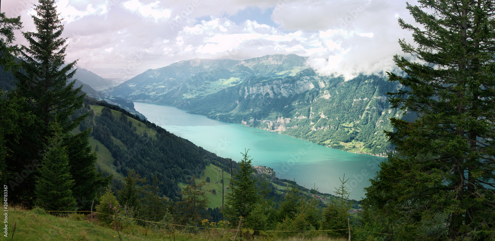 Walensee shot from Flumserberg, Swiss Alps