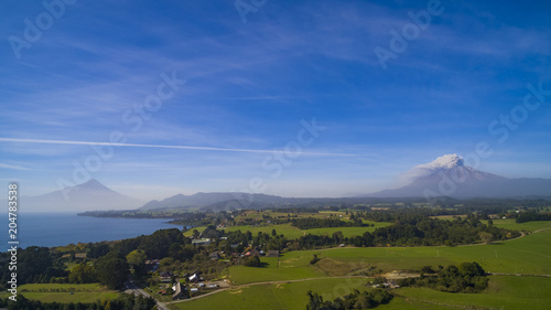 Eruption of the Calbuco volcano in April of 2015