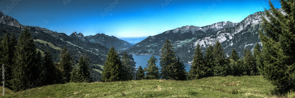 Walensee from Flumserberg