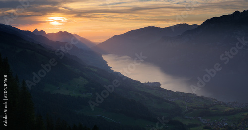Walensee at Sunset from Flumserberg © elliottcb