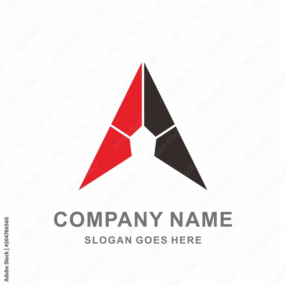 Geometric Triangle Letter A Arrow Paper Plane Architecture Interior Building Business Company Stock Vector Logo Design Template Geometric Triangle Letter A Arrow Paper Plane Architecture Interior Building Business Company Stock Vector Logo Design Template