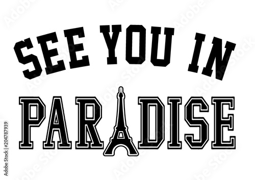 black and white slogan graphic for t-shirt