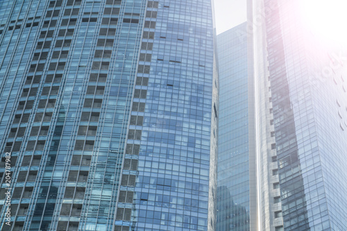 Wallpaper Mural close-up of window walls skyscrapers background Torontodigital.ca