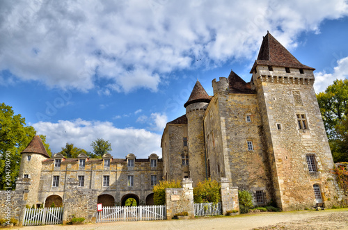 Bild auf Leinwand Saint-Jean-de-Cole is a medieval village in the north of the Dordogne, France