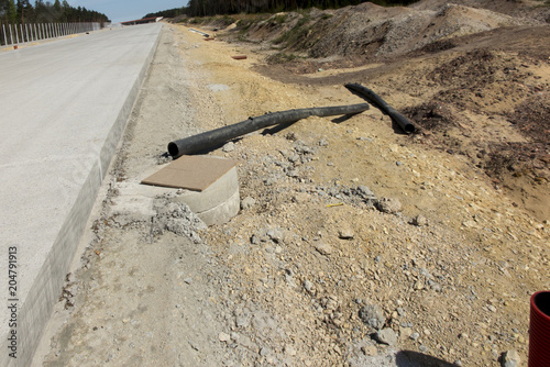 construction of the A1 motorway in Poland